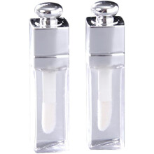 Zenarao 2Pcs Empty Lip Gloss Tubes 3ml Clear Lip Gloss Tubes with Wand Refillable Lip Balm Gloss Containers for DIY Makeup Lipgloss Making Kit