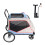 Large Dog Stroller 5 Sided Breathable Window 80kg 1