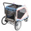 Large Dog Stroller 5 Sided Breathable Window 80kg 5
