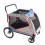 Large Dog Stroller 5 Sided Breathable Window 80kg 10