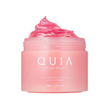 QUIA Collagen Jelly Cream - Lightweight Gel Moisturizer for Glowing Plump Skin - With Niacinamide and Peptides - Korean Skincare for Daily Hydration
