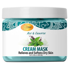 SPA REDI - Lichaams- en voetcrmemasker Munt en Eucalyptus 16 Oz - Pedicuremassage voor vermoeide voeten en lichaamshydraterende frisse huid