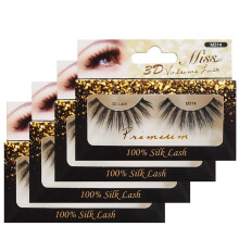 [4 PAKET] Miss Lashes 3D Volym Taperade Fransförlängningar