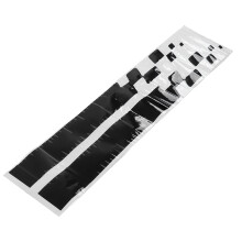 2 Stück Auto-Motorhauben-Abdecksticker Vinyl universell für Autos 90 x 9 cm / 35,4 x 3,5 Zoll Schwarz