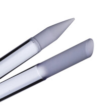Spingi Cuticole in Vetro Bona Fide Beauty, 1Pc Blu, Bastoncino Manicure Ceco Riutilizzabile