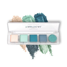 Profusion Cosmetics Mini Essential 5 Shades Eyeshadow Palette -Matte Satin & Mousse Finishes Vitamin A & E Infused Paraben-Free Blendable Crease