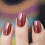 CoolNail Κόκκινα Ψεύτικα Νύχια Τips Σταθερού Χρώματος Τετράγωνα 4