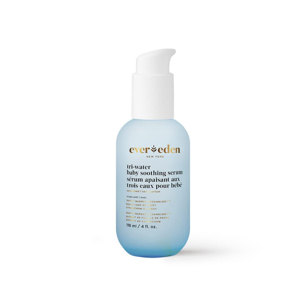 Tri Water Baby Serum 4 Fl Oz. |Clean And Clean Baby Care | Non-Toxic And Fragrance Free | Clean Ingredients Evereden