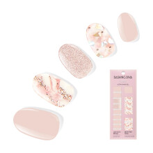 Paski do paznokci Dashing Diva Gloss - Crystal Clear | Dlugotrwale naklejki zelowe, odporne na promieniowanie UV i odporne na wiry | Zawiera 32 okla