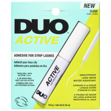 DUO Active Clear Lash Glue - Brush-On Lash Adhesive for Strip Lashes Quick-Dry Waterproof Eyelash Glue 0.16 oz (4.6g)