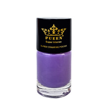 PUEEN Super intensywny lakier do paznokci do stemplowania paznokci Duzy 5-FREE lakier kolorowy do paznokci (812 - Charmed Lilac)-BH000516