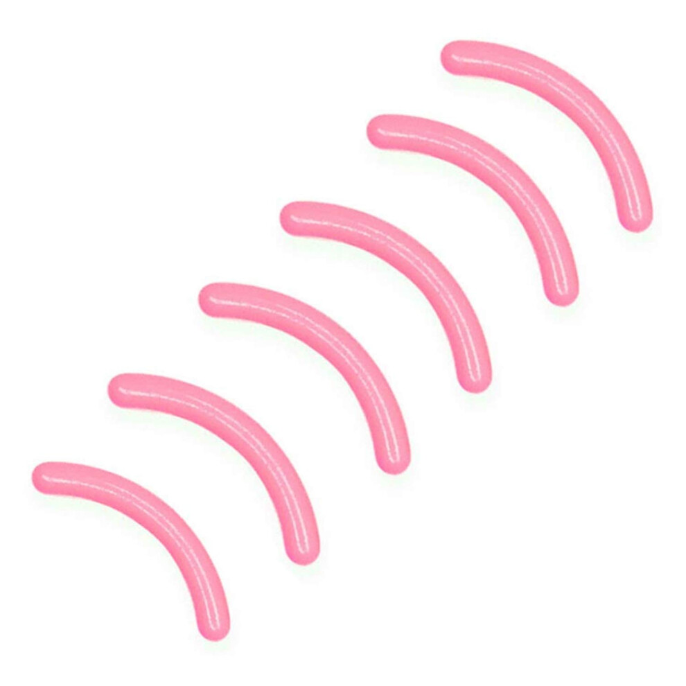 Anzline Pink 24 Pcs Curler Refill Eyelash Curler Refill Pads Silicone Rubber Soft Curler Replacement Refills Pads For Universal Eyelash Curler (Pink)