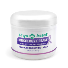 PhysAssist - Onkologisk kroppskräm med botaniska ingredienser, 4 oz. Lugnande och återfuktande för stressad hud.