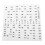 Guitar Key Stickers Guitar Tune Stickers Kit for Guitar 6