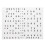 Guitar Key Stickers Guitar Tune Stickers Kit for Guitar 5