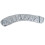 (14' 10' - 16' 8') Cover with Adjustable Bottom Straps UV Resistant Dust Shield Silver 8