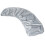 (14' 10' - 16' 8') Cover with Adjustable Bottom Straps UV Resistant Dust Shield Silver 9