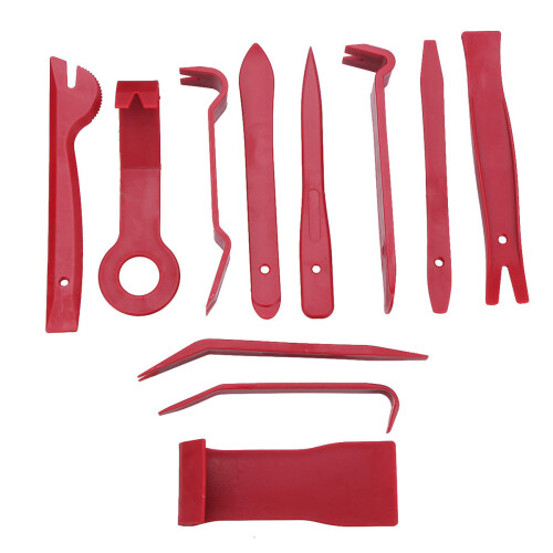 Red 11 Piece Universal Car Embedding Car Conversion Audio Install Tool 1