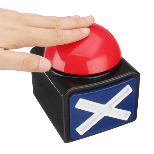 Buzzer Alarm Push Button Lottery Trivia Quiz Game Red Light With Sound 1