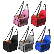 (Grey) Folding Pet Bag Breathable Mesh Waterproof Car Pet Seat Dog Handbag Outdoor Travel