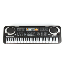 (US Plug) 61 Keys Kids Electronic Music Keyboard Electric Digital Piano Organ Toy + Mic