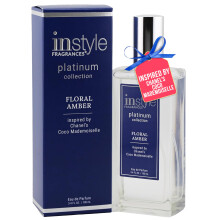 Instyle Fragrances Platinum Collection Blumiger Bernstein, inspiriert von Chanels Coco Mademoiselle Damen-Eau de Parfum, sauber, vegan, ohne Parabene