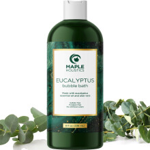 Premium Eucalyptus Bubble Bath Soap - Sulfate Free Adult Bubble Bath for Women and Men with Relaxing Essential Oils with Vitamin E - Foaming Bath Oil