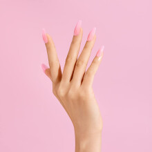 GoldFinger volledige dekking nagels druk op 24 nagels lange lengte