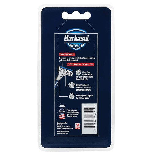 Barbasol Ultra 3 Premium Disposable Razor 4 Count 2