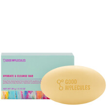 Good Molecules Hydrate and Cleanse Bar - Soap Free Bar with Shea Butter and Macadamia Seed Oil for Ultra Hydrating Body and Face Moisturizer - Skin C