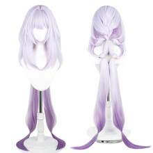 UTIEHD Honkai Star Rail Character Cosplay paryk med 2 parykh?tter til cosplay-begivenheder Anime Exhibition Party & Halloween (Castorice)