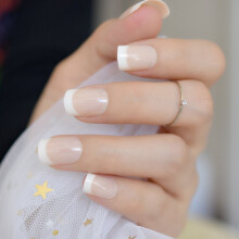 CoolNail Naakt Natuurlijke Witte Franse Nepnagels Tips Acryl UV Kunstnagels Druk op doe-het-zelf-manicure Salonstickers Kunstnageltip