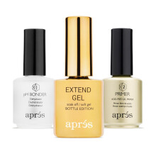 APR?S Gel-X professionele nagelverlengingsbundel - gouden fles Extend Gel pH Bonder niet-zure primer 15 ml set