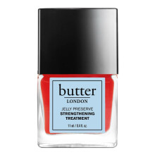 Titel - smr LONDON Nagelfrstrkare fr skadade naglar Jelly Preserve (Jordgubbsrabarber) - Rosa Genomskinlig finish Nagellack strker nring oc