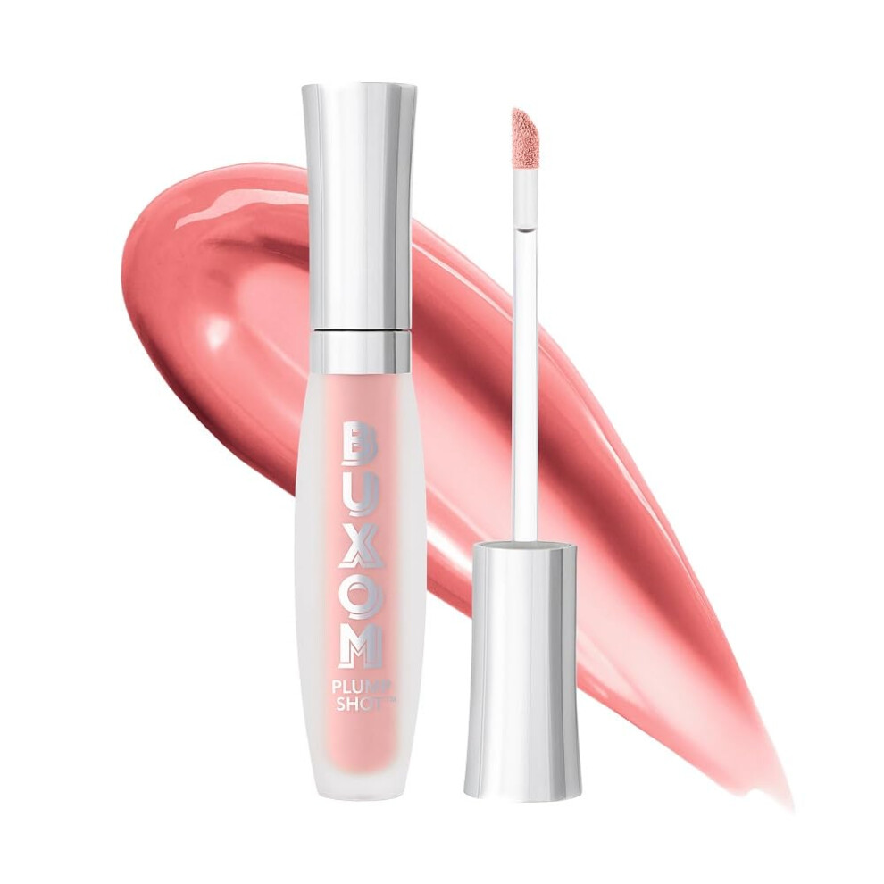 Buxom Plump Shot Peptides Lip Serum Plumping Lip Gloss Plumper with Advanced Peptides Hyaluronic Acid Avocado & Jojoba Oil Cruelty-Free-image-OPC-PJNRD65-NEW