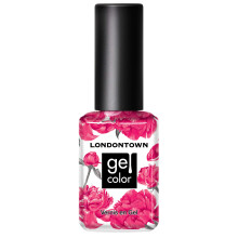 LONDONTOWN UV/LED Gel Nail Polish - Long Lasting Chip Resistant High Shine Color - Glossy Hot Pink Fruit Tella 12ml/.40fl oz