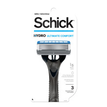 Schick Hydro 5 Disposable Razor for Men with Hydrating Gel Reservoir 3 Count (Pack of 1)