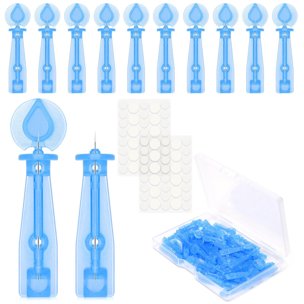 Refesta 100Pcs Disposable Acne Needle & 144 Dots Pimple Stickers - Ultrafine Pimple Popper Needle