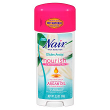 Nair Hair Remover Glides Away Max, Moroccan Argan Oil, for Bikini, Arms & Underarms, 3.3 Oz. by Nair