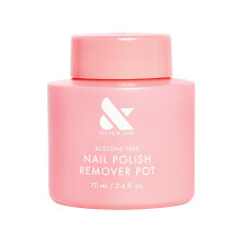 Olive & June Nagellak Remover Pot | Acetonvrije Remover met Sponsdeksel voor Mani + Pedi | Geen Rommel, Effectieve Formule