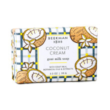 Beekman 1802 Kokoscreme-Seife in Palmengre parfmiert 3,5 oz reinigt, nhrt und spendet Feuchtigkeit zertifiziert mikrobiomfreundlich kei
