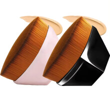 Foundation Makeup Brush Hurtig fejlfri p?f?ring Blusher flydende cremepulver Kosmetisk ansigtsblandingsv?rkt?j med opbevaringsboks T?t og bl?d Id