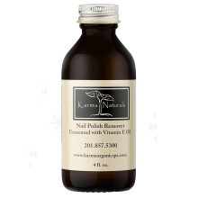 Karma Organic Nagellak Remover Geurvrij - Niet Giftig, Vegan, Dierproefvrij, Aceton Vrij - Nagelversterker - 4 fl. oz