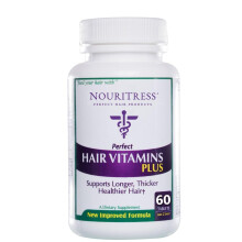 NouriTress Perfect Hair Vitamins Plus - 60 tabs | Hair Growth Supplements | DHT Blocker Proprietary Formula | Professional Salon Strength | 1 Month S