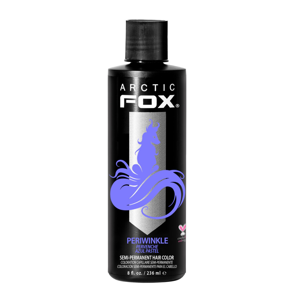 Arctic Fox Vegan And Cruelty-Free Semi-Permanent Hair Color Dye (8 Fl Oz Periwinkle)