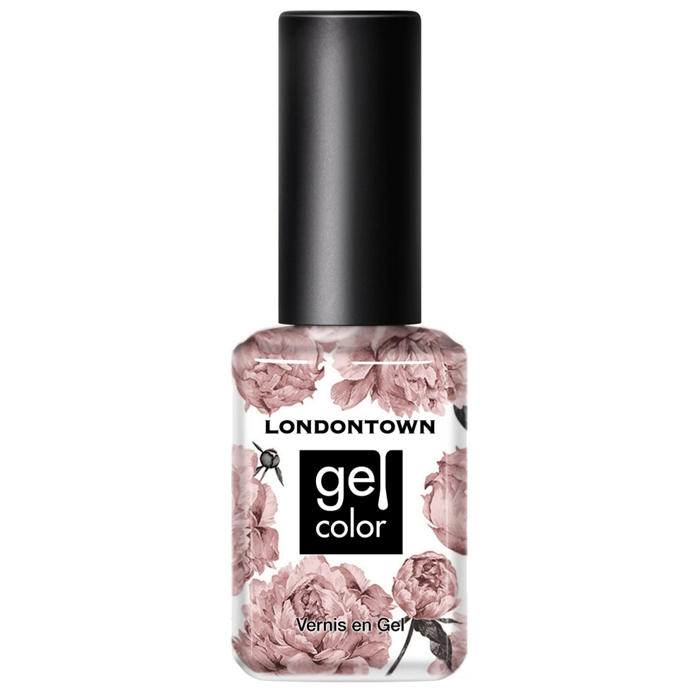 Londontown Uv/Led Gel Nail Polish - Long Lasting Chip Resistant High Shine Color - Glossy Soft Dusty Rose Mauv/Lede Over 12Ml/.40Fl Oz
