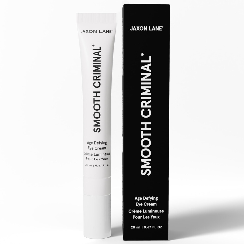 Under Eye Cream for Dark Circles and Puffiness | SMOOTH CRIMINAL Age Defying Niacinamide and Caffeine Eye Cream for Puffy Eye Bags Treatment for-image-OPC-PJNRFY7-NEW