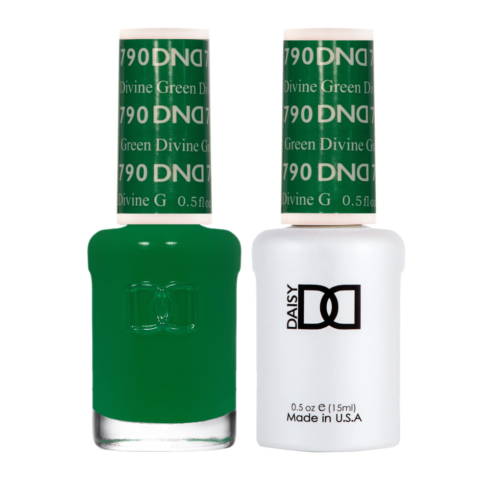 Daisy Dnd Green Dnd Gel Polish Set Collection Uv/Led Gel Polish And Air Dry Nail Lacquer Matching Chip-Free Polish Duo 890 Divine 0.5 Fl Oz