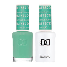DND Gel Polish Set Blue Collection UV/LED Gel Polish and Air Dry Nail Lacquer Matching Chip-Free Polish Duo 787 Carousel 0.5 Fl Oz