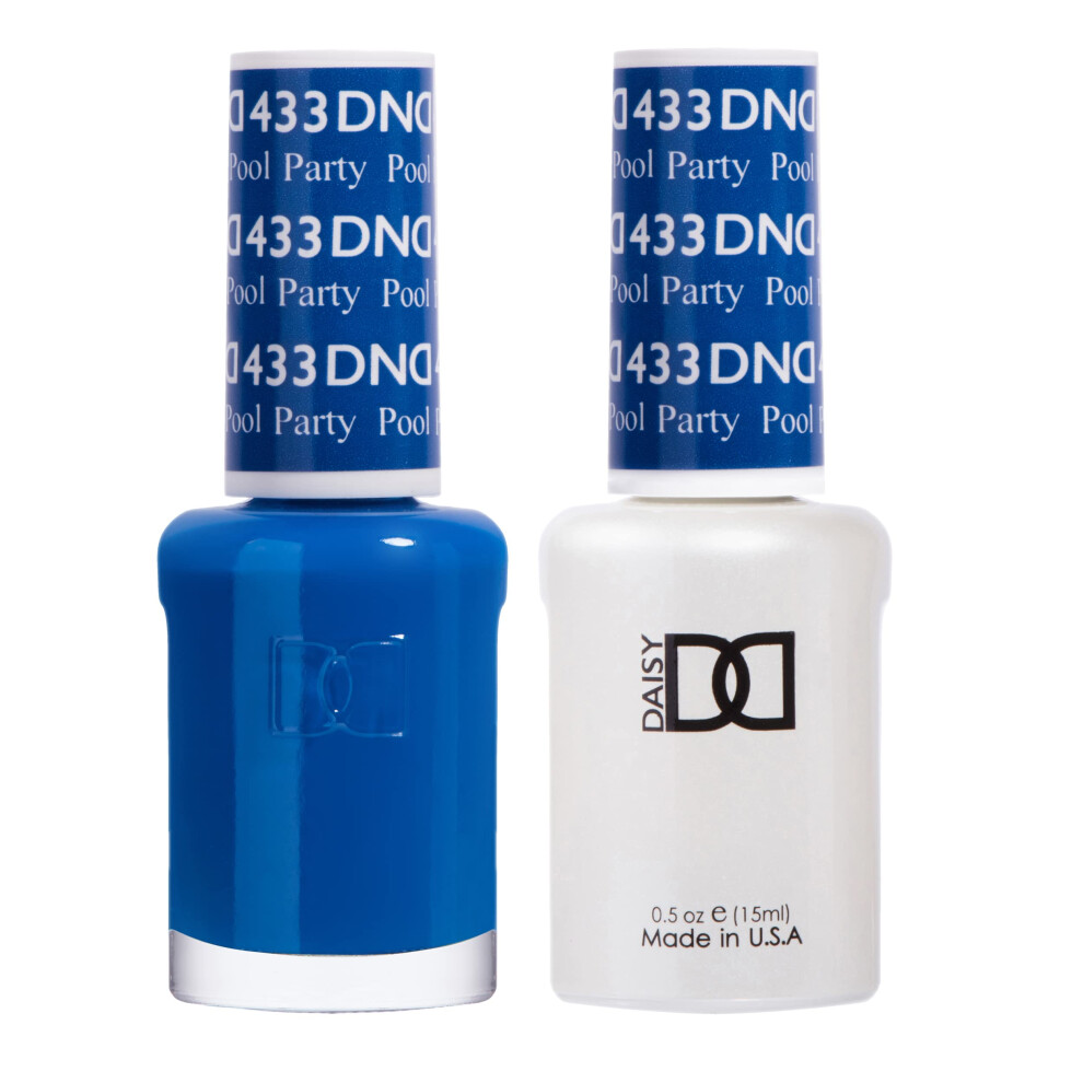 Daisy Dnd Blue Dnd Gel Polish Set Collection Uv/Led Gel Polish And Air Dry Nail Lacquer Matching Chip-Free Polish Duo 433 Pool Party 0.5 Fl Oz